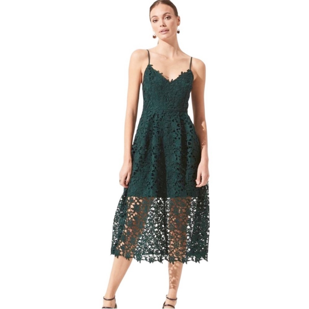 ASTR the label Women's Lace A Line Midi Dress